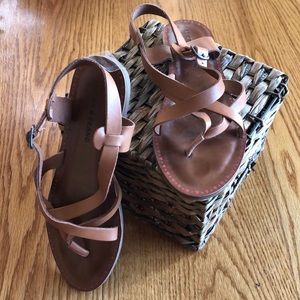 Lucky Brand gladiator sandals, size 8M.